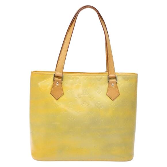 LOUIS VUITTON Monogram Vernis Houston Hand Bag Gris M91053 - Picture 2 of 13